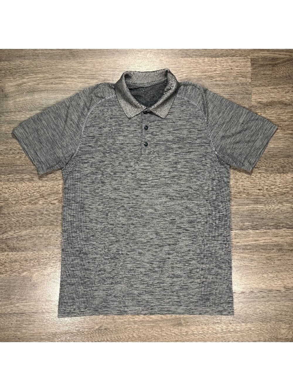 Lululemon Men's Metal Vent Tech Polo - Heathered Dark Grey